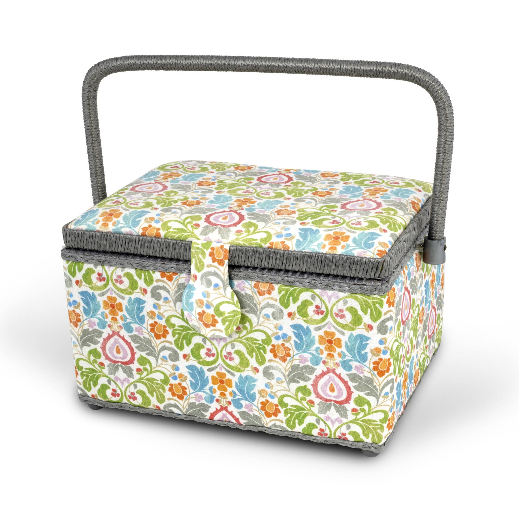 Dritz® Medium Sewing Basket Essential Sewing Supplies Kit